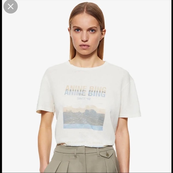 Anine Bing Tops - Anine Bing Harper Desert Tee XS